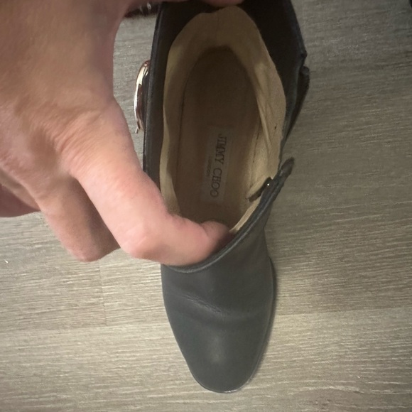 Jimmy Choo Flat Leather Booties - Picture 3 of 3